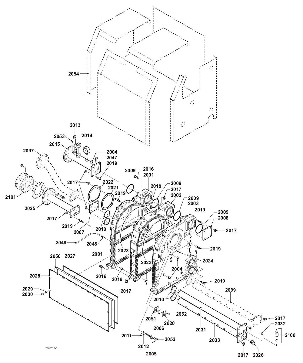 Schéma éclaté Vue Principale — Remeha GAS 310 / 610 ECO PRO (2012 - 2020)