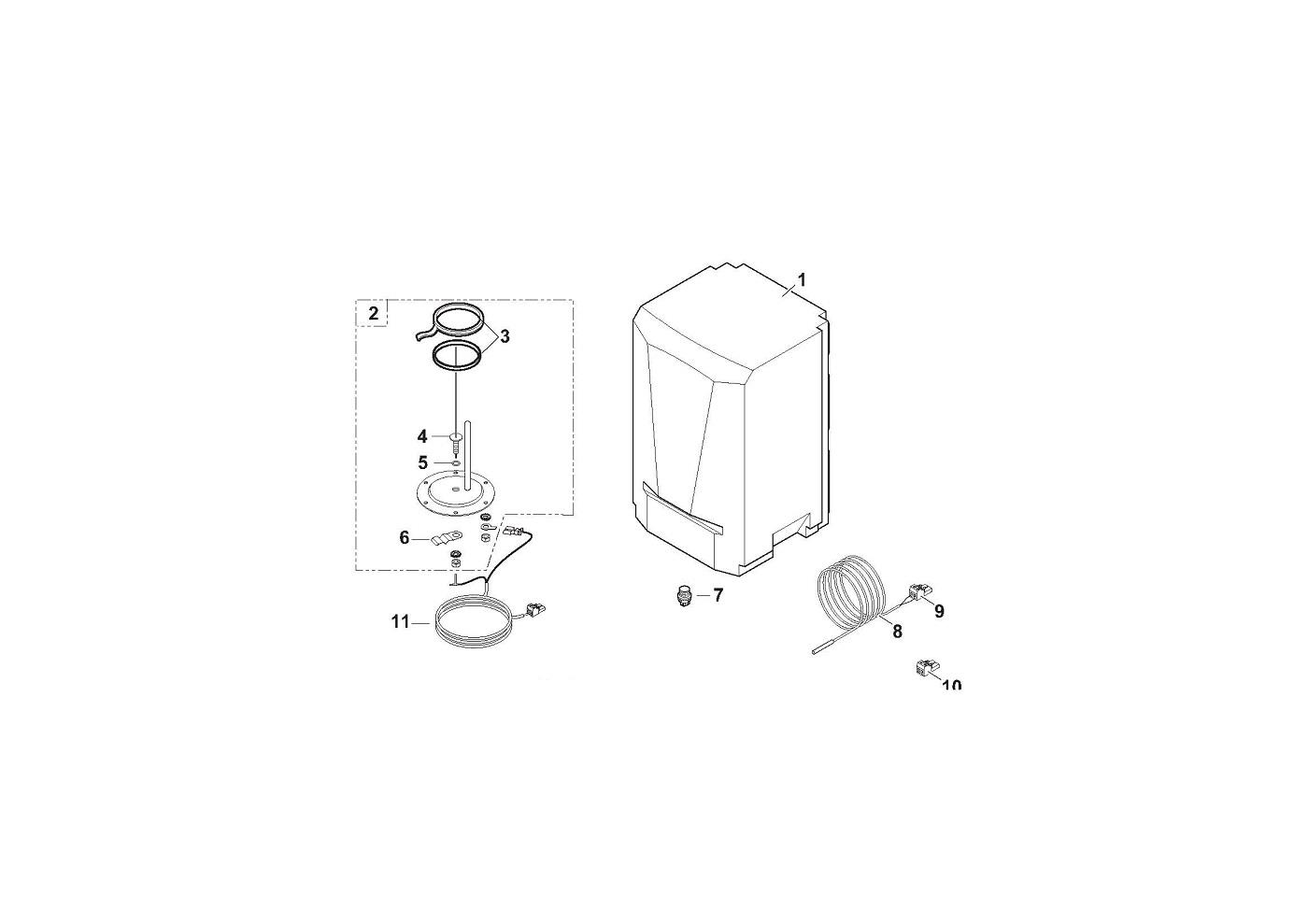 Schéma éclaté Vue Principale — Remeha BS60 EE54 (100013755)
